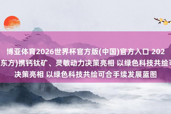 博亚体育2026世界杯官方版(中国)官方入口 2026 SNEC | BOE(京东方)携钙钛矿、灵敏动力决策亮相 以绿色科技共绘可合手续发展蓝图